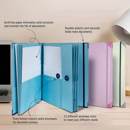 Compact File Organizer Folder Storage Kit Office Supplies