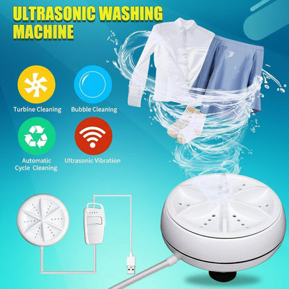 Compact Travel Washing Machine USB Portable Cleaner