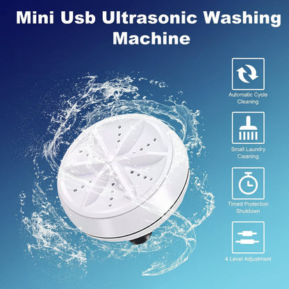 Compact Travel Washing Machine USB Portable Cleaner
