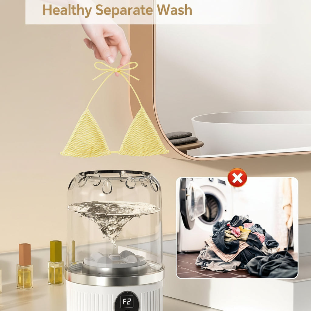 Compact Portable Mini Washing Machine Cleaner