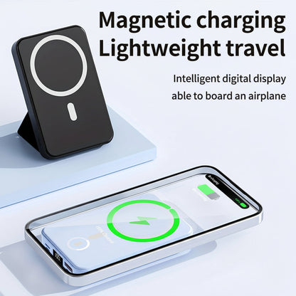 Compact Wireless Charging Power Bank Phone Stand