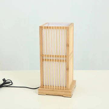 Natural Bamboo Wooden Table Lamp