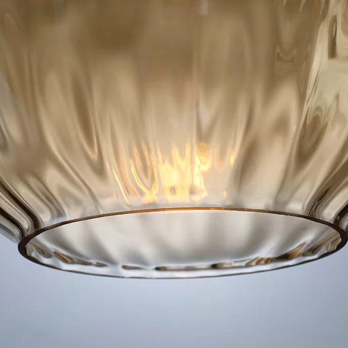 Classic Glass Drop Pendant Light Fixture