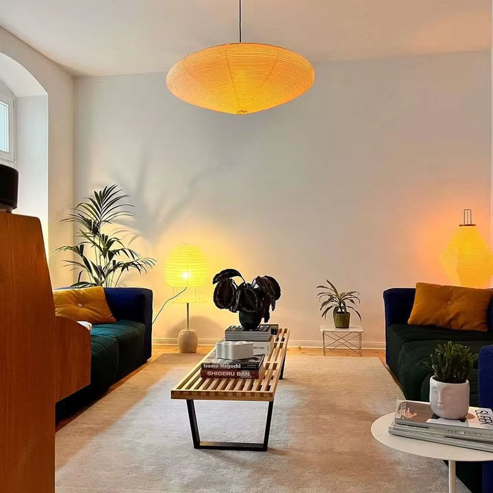 Asian Style Paper Pendant Ceiling Lamp