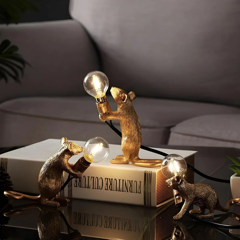 Vintage Style Mouse Desk Lamp