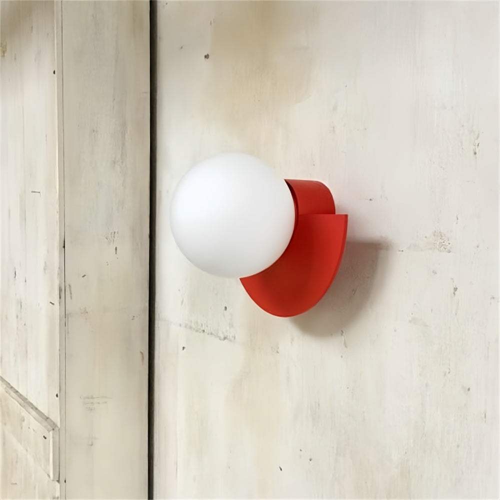 Contemporary Semi Circle Wall Lamp