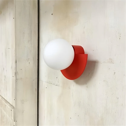 Contemporary Semi Circle Wall Lamp