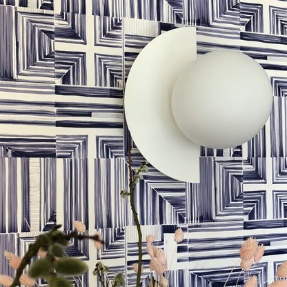 Contemporary Semi Circle Wall Lamp