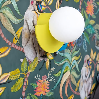 Contemporary Semi Circle Wall Lamp