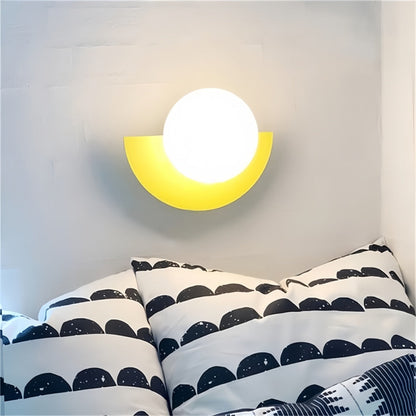 Contemporary Semi Circle Wall Lamp