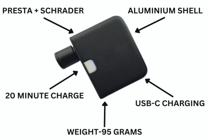 Portable Mini Bike Pump Rechargeable Type-C
