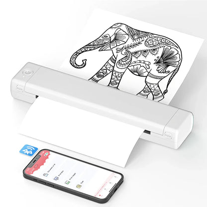 Mobile Compact Wireless Thermal Label Printer
