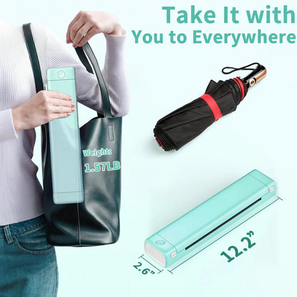 Mobile Compact Wireless Thermal Label Printer