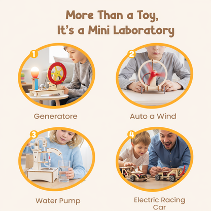 Educational Wooden Car Construction Toy Set for Kids