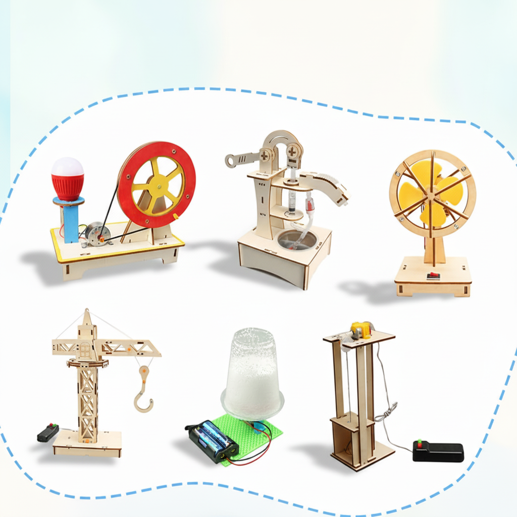 Educational Wooden Car Construction Toy Set for Kids