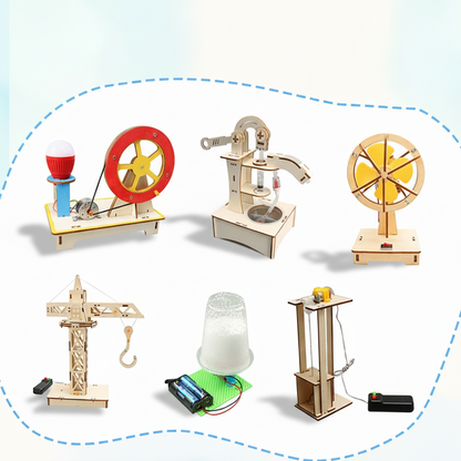Educational Wooden Car Construction Toy Set for Kids