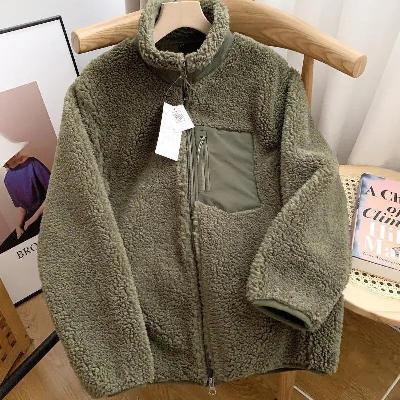 Soft Women's Fleece Zip Up Jacket for Daily Wear