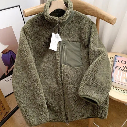 Soft Women's Fleece Zip Up Jacket for Daily Wear