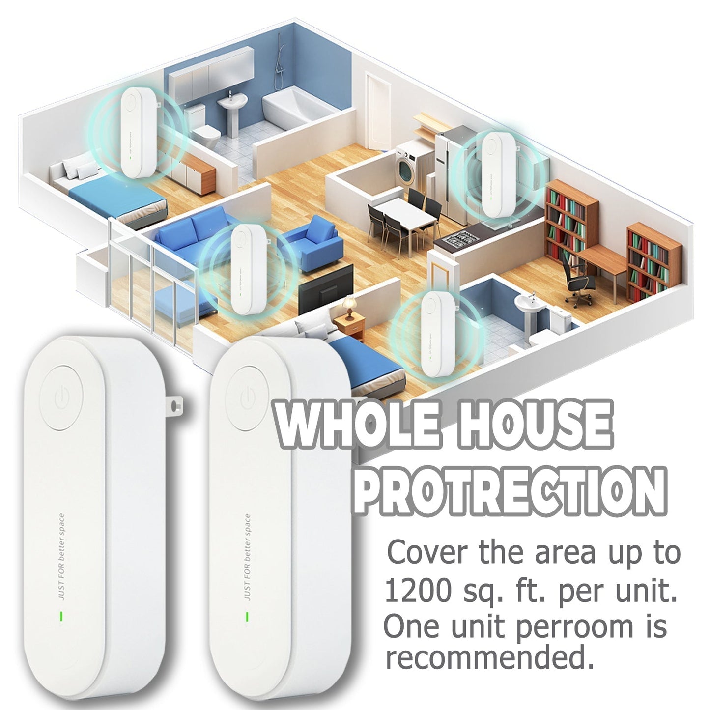 Dual Pack Electronic Insect Repellent Plug Ins