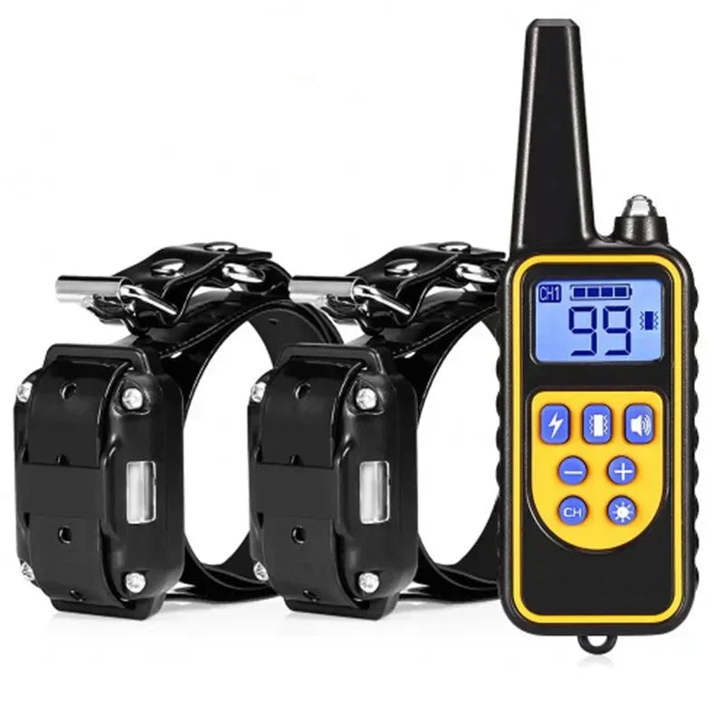 Safe Rechargeable Dog Training Collar with Multiple Modes - Lusomart