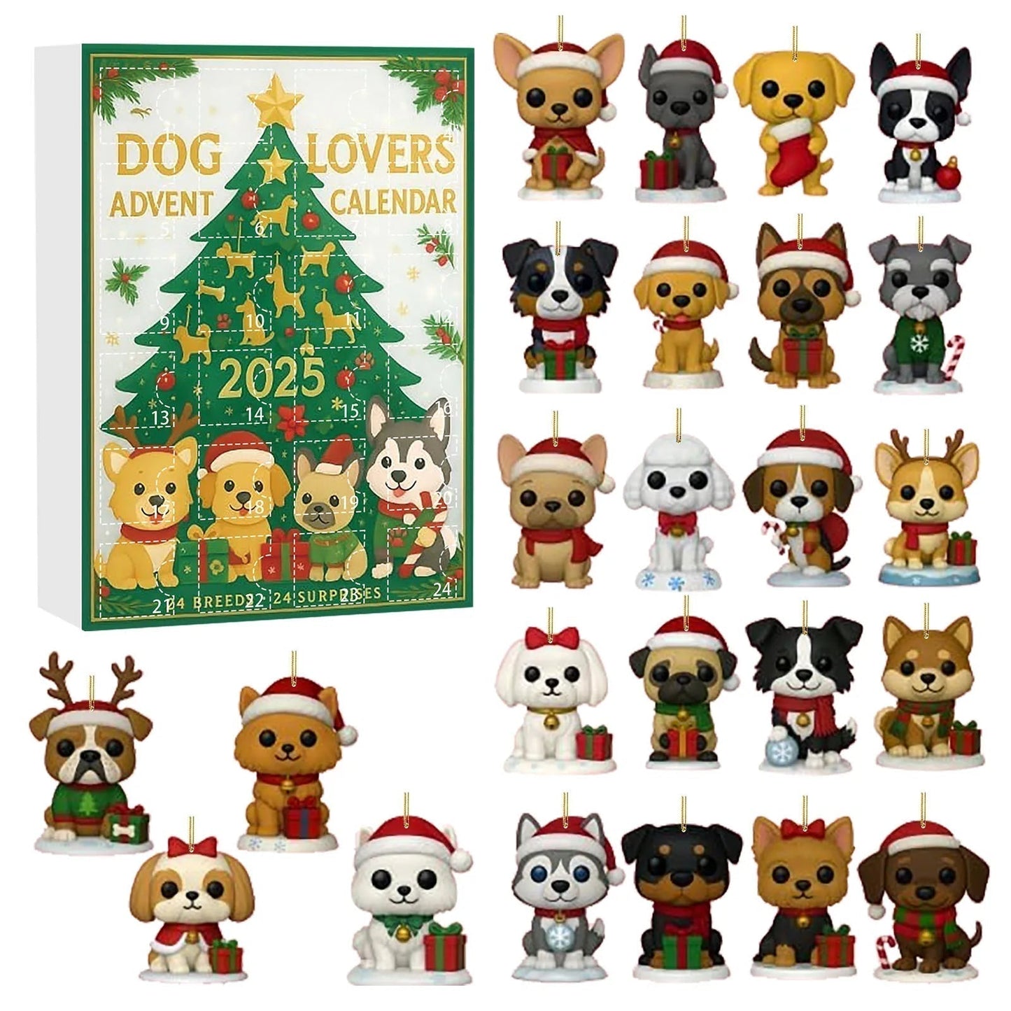 Fun Pet Advent Calendar for Kids with 24 Surprises - Lusomart