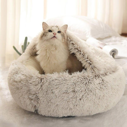 PawNest | Cozy Plush Dog Bed for Cats and Small Dogs 1