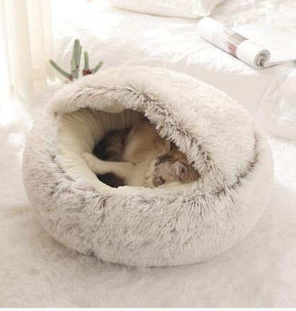PawNest | Cozy Plush Dog Bed for Cats and Small Dogs 2