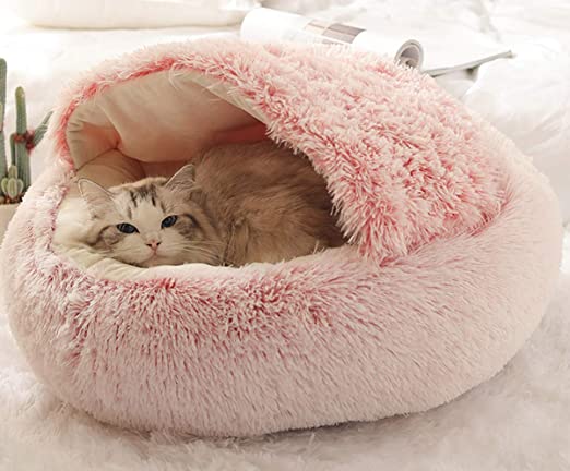 PawNest | Cozy Plush Dog Bed for Cats and Small Dogs 6