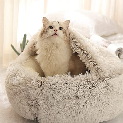 PawNest | Cozy Plush Dog Bed for Cats and Small Dogs 8
