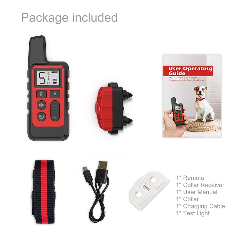 Advanced Waterproof Remote Dog Training Collar 500m Range