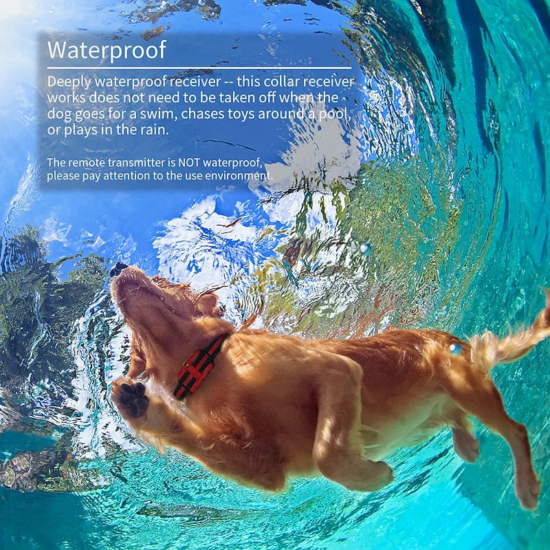Advanced Waterproof Remote Dog Training Collar 500m Range
