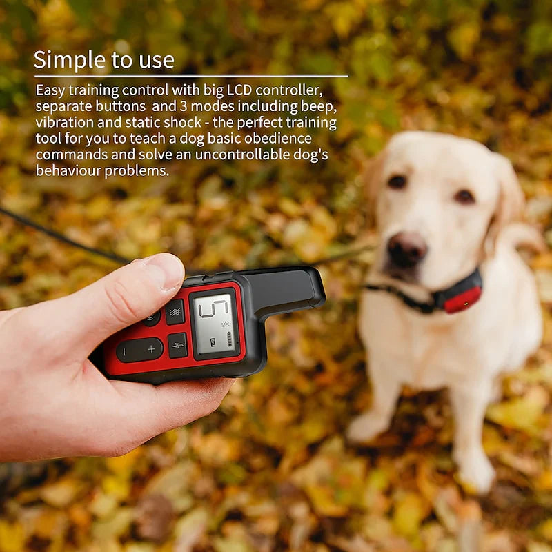 Advanced Waterproof Remote Dog Training Collar 500m Range