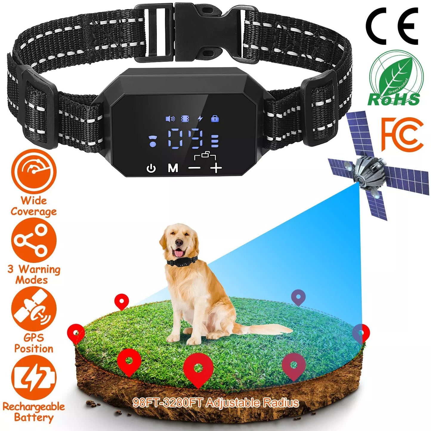 Pet Safe GPS Wireless Dog Fence System 30-1000m Range