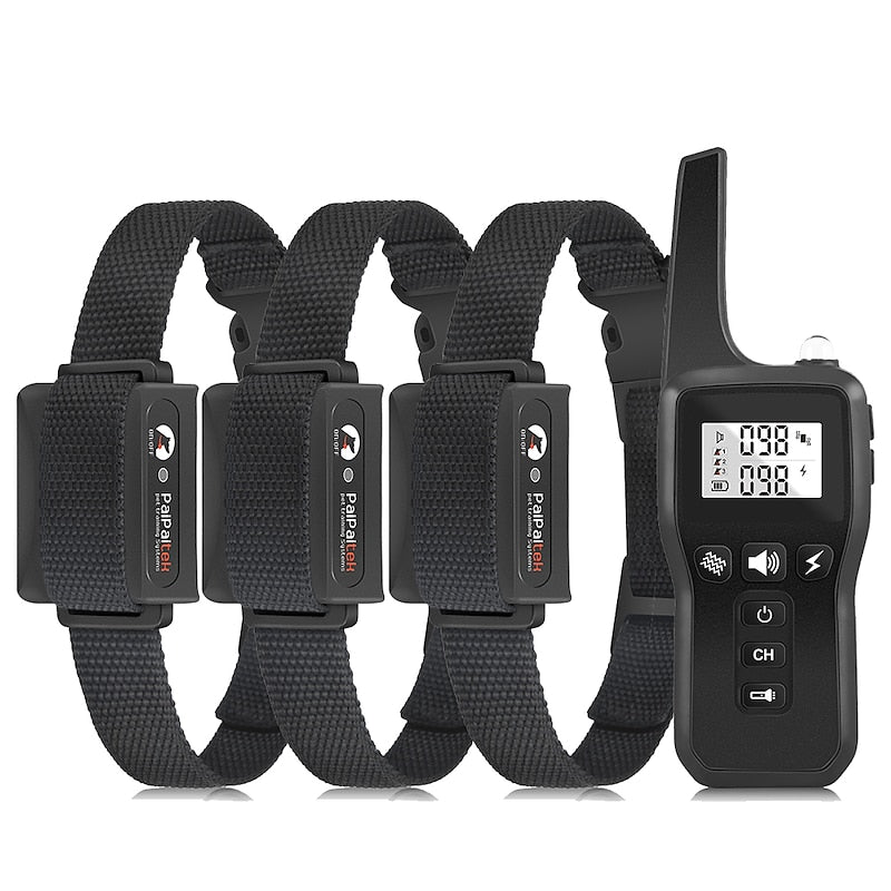 Advanced Dog Training Collar with Light, Sound, Vibe Modes - Lusomart
