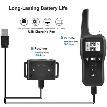 Advanced Dog Training Collar with Light, Sound, Vibe Modes