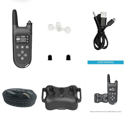 Pet Training Collar with Beep, Vibe, Shock Functions