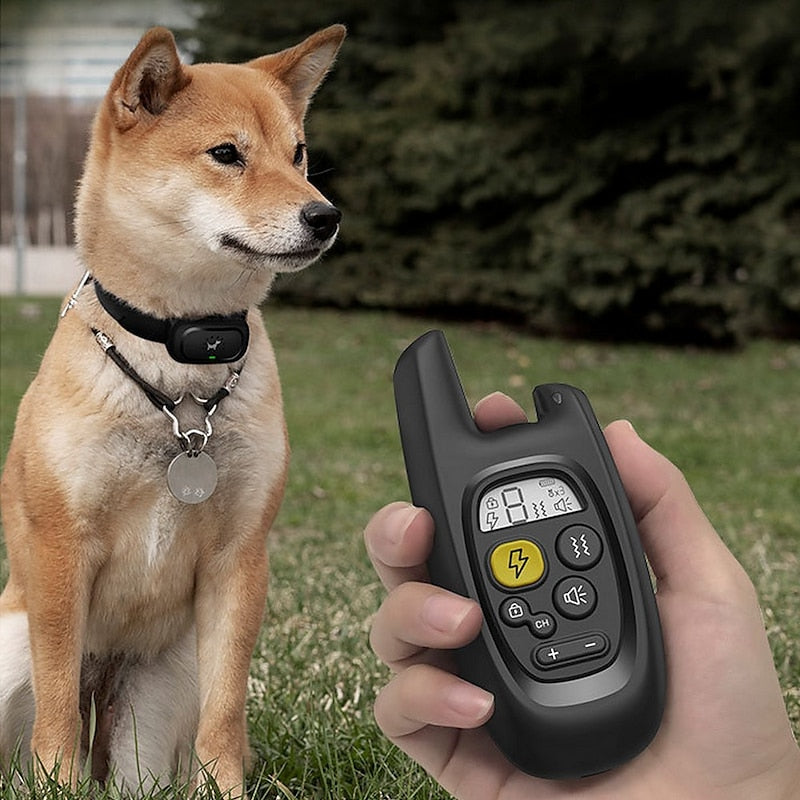 Waterproof Rechargeable Remote Dog Training Collar