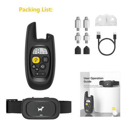 Waterproof Rechargeable Remote Dog Training Collar