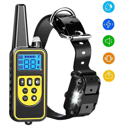 Advanced Dog Training Collar with LED Light and Long Range