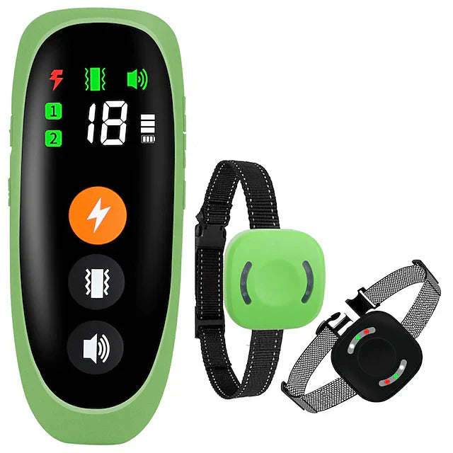 Advanced Dog Training Collar with Vibe, Shock, Light