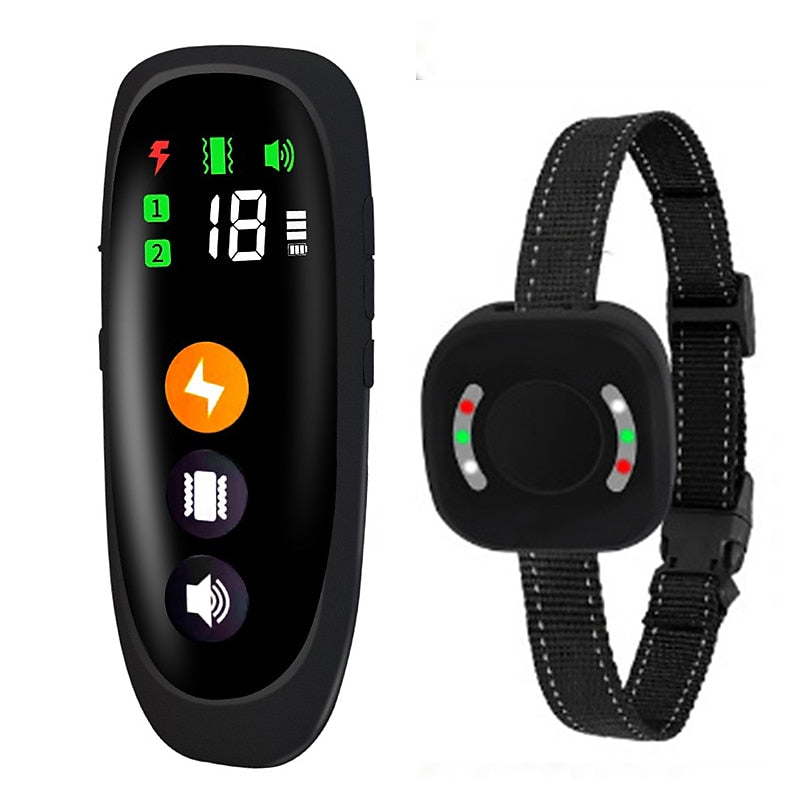 Advanced Pet Training Collar with Beep Vibration Light - Lusomart