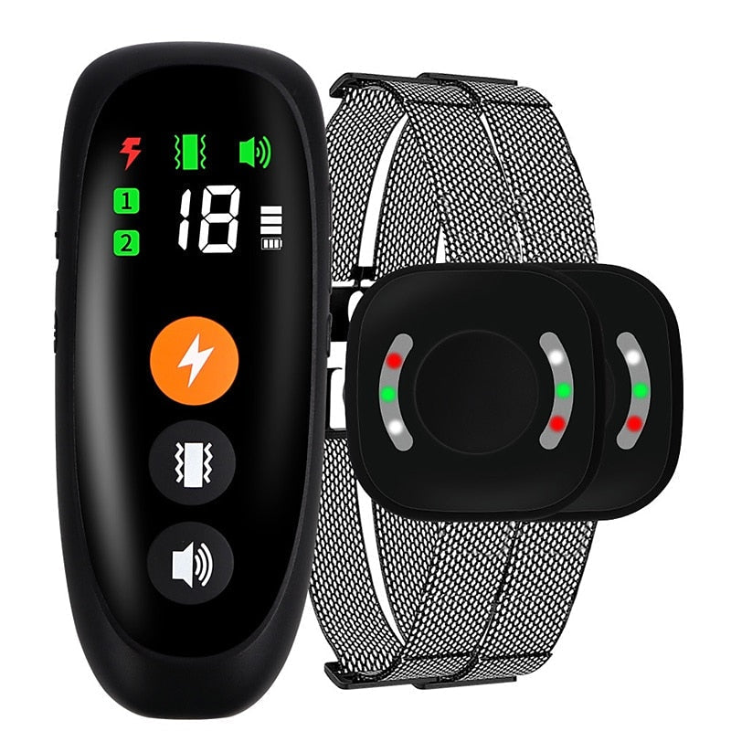 Advanced Pet Training Collar with Beep Vibration Light