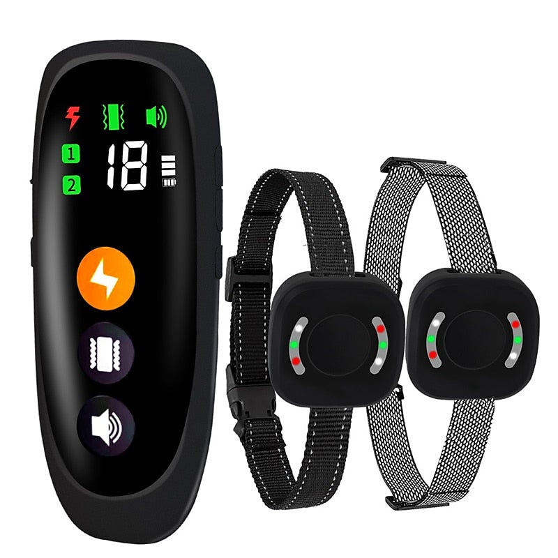 Advanced Pet Training Collar with Beep Vibration Light