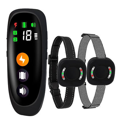 Advanced Pet Training Collar with Beep Vibration Light