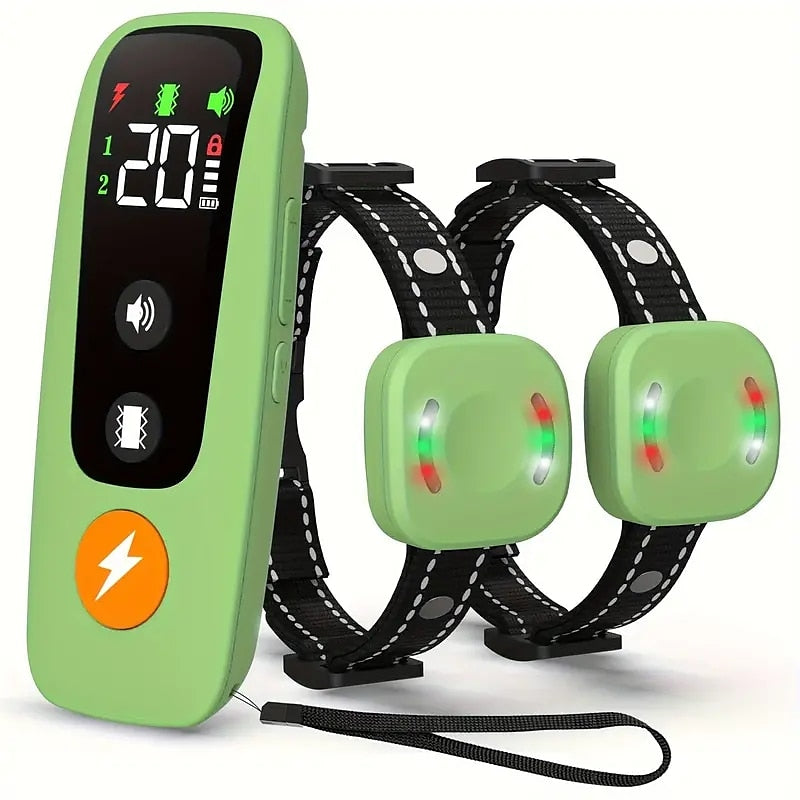 Advanced Pet Training Collar with Beep Vibration Light