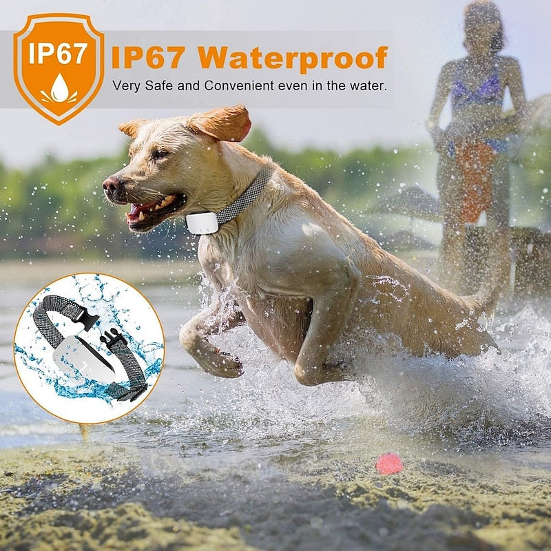 Waterproof Rechargeable Anti Bark Dog Collar