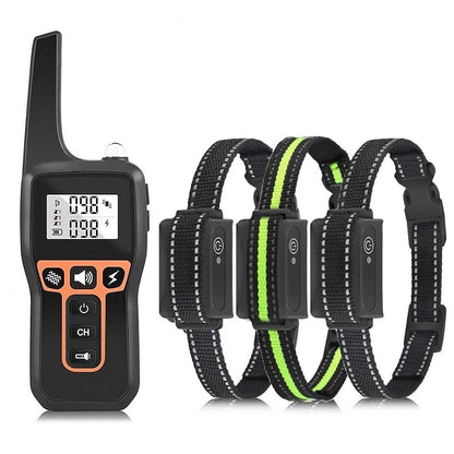 Waterproof Rechargeable Dog Training Collar With Vibrate Shock