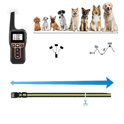 Waterproof Remote Dog Training Collar 1000m Range