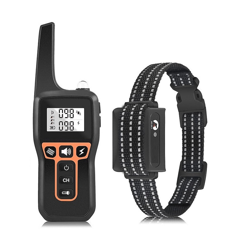 Waterproof Remote Dog Training Collar 1000m Range - Lusomart