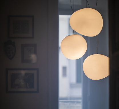 Unique Handmade Glass Drop Pendant Lighting Fixture